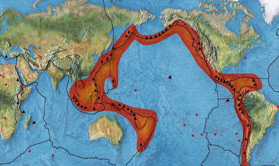 ¿Qué es el Cinturón de Fuego del Pacífico?